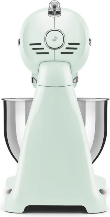 Mixer planetar SMEG SMF03PGEU, 800 W, 4,8 l, 10 viteze, Functie de pornire treptata, Verde pastel