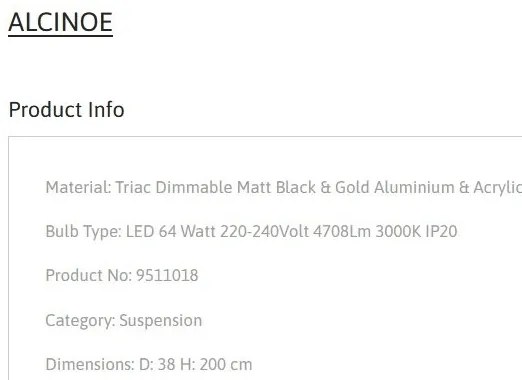 Lustra casa scarii cu pendule LED suspendate, deosebita design lux ALCINOE