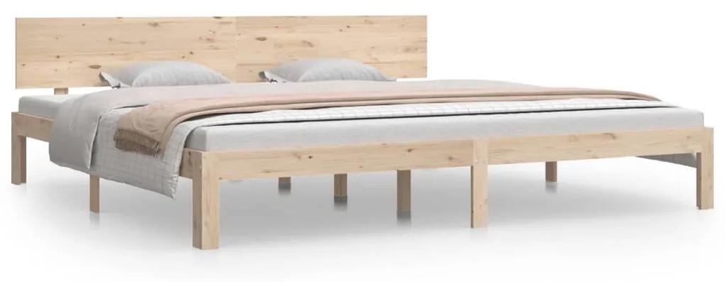 810515 vidaXL Cadru de pat, 200x200 cm, lemn masiv de pin