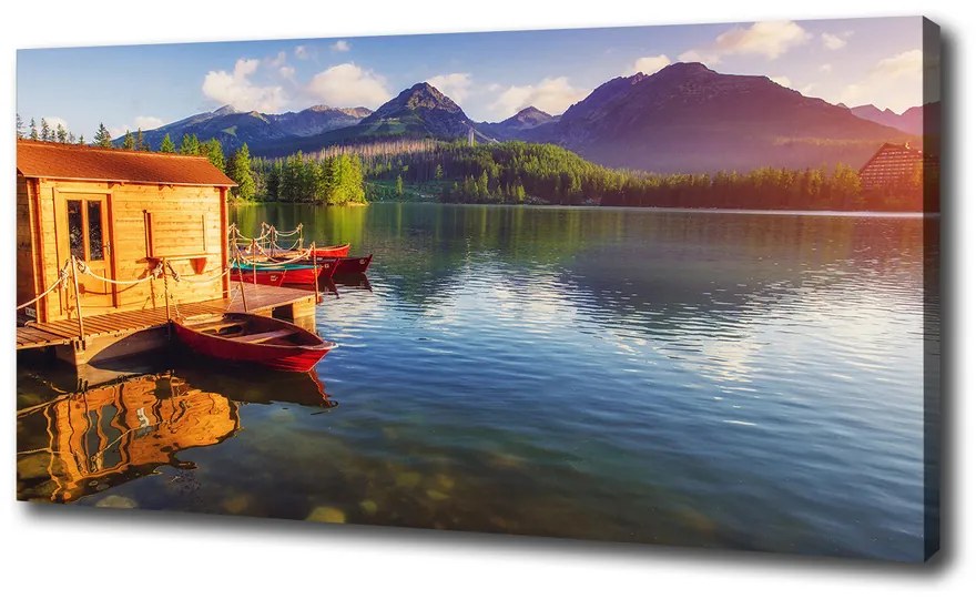 Print pe pânză Lacul în munți