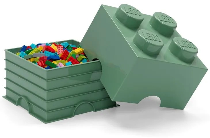 Cutie depozitare LEGO® Mini Box II, verde
