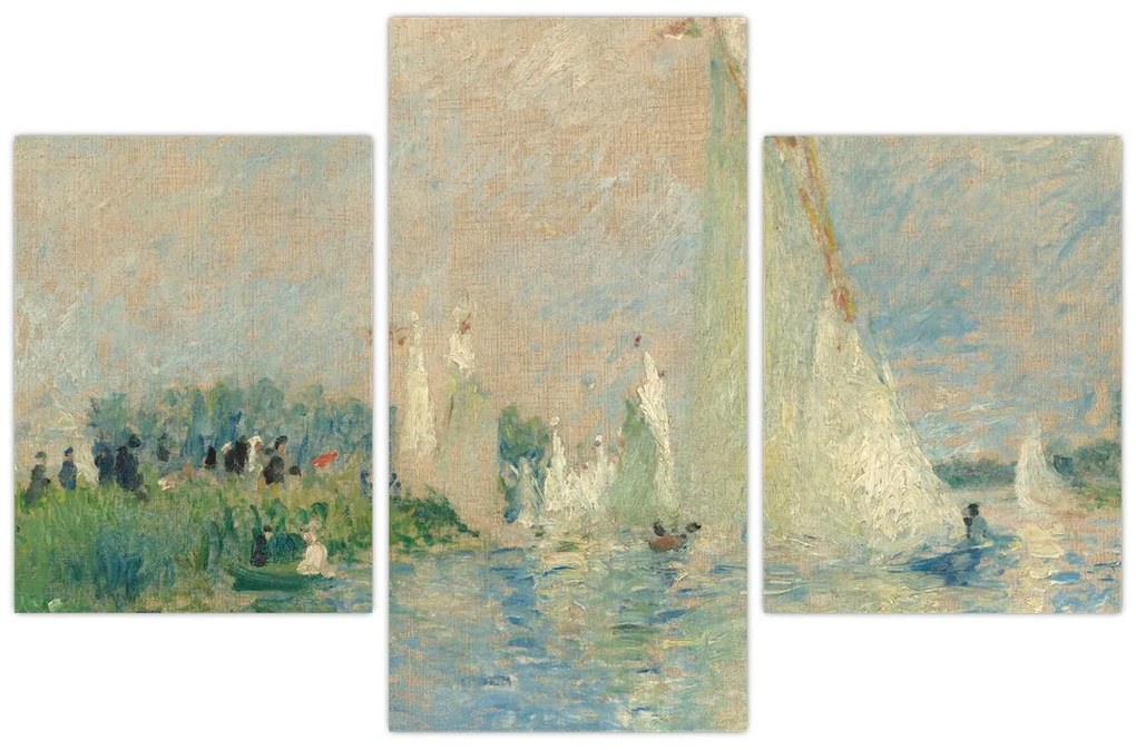 Tablou - Auguste Renoir, Regatta at Argenteuil, reproducere (90x60 cm)