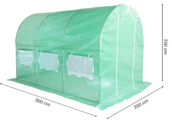 Solariu 200 x 300 cm (6 m2) - verde