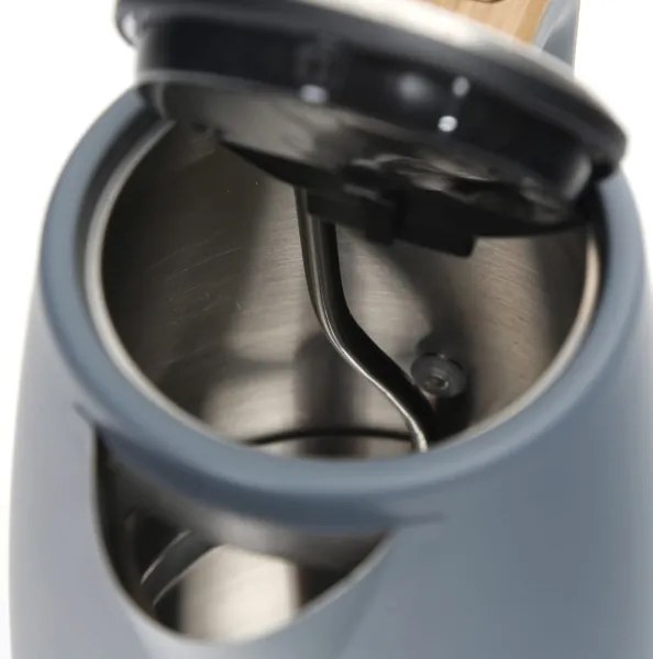 Fierbător de apă 1,7 l 2400W/230V oțel inoxidabil/gri