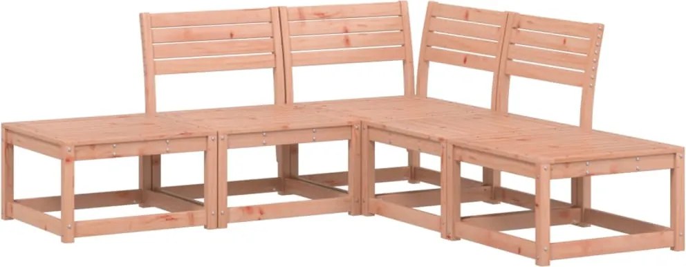 vidaXL Set mobilier de grădină cu perne, 5 piese, lemn masiv douglas