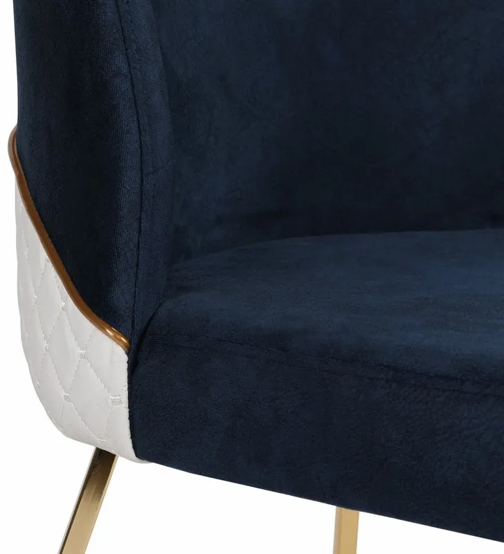 Set de scaune de sufragerie Madrid Dark Blue, 2buc., 2 buc.