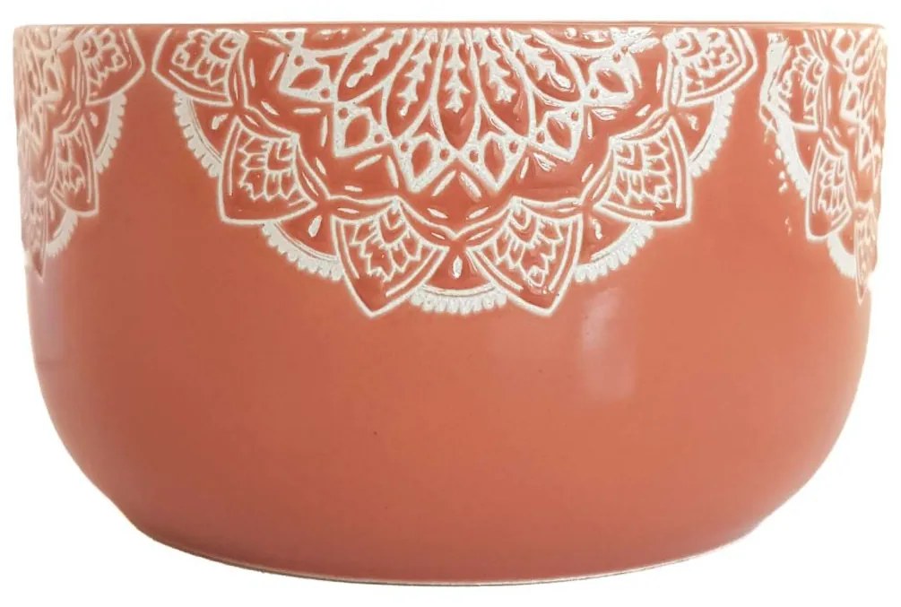 Bol Ceramica MANDALA, 320 ML, culoarea Caramiziu