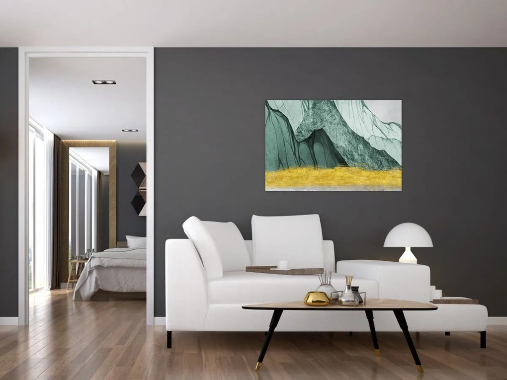 Tablou - Munții Smarald N⁰2 (90x60 cm)