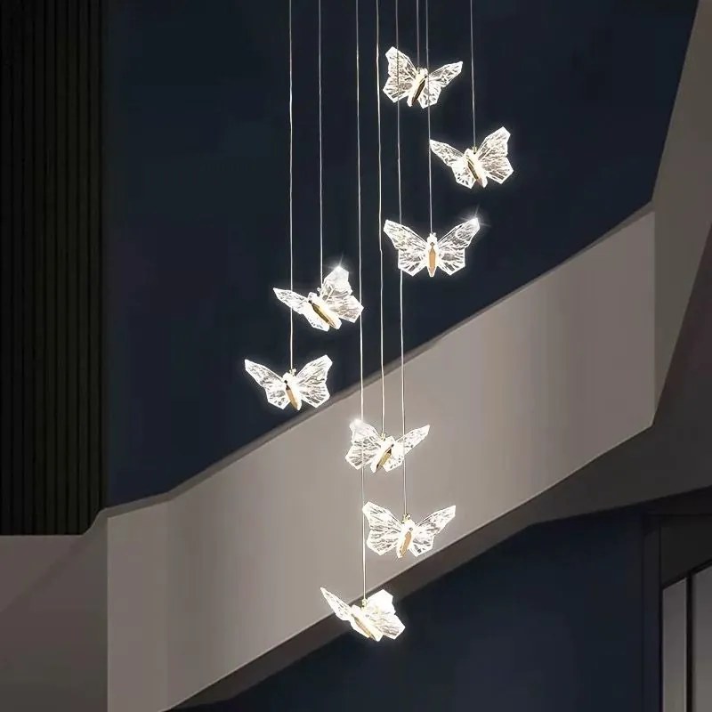 Candelabru LED Cristal, 32W, Auriu