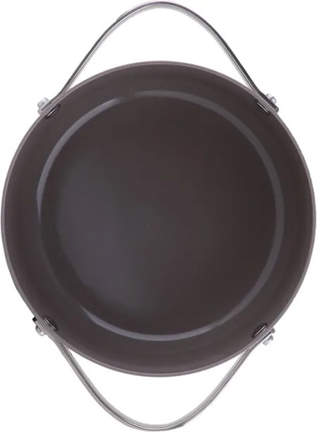 Oala Zilan ZLN0866 din 5 straturi de material, 20 cm diametru, capacitate 2.7l, Otel inoxidabil, Manere nituite