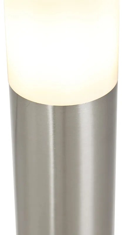 Lampă modernă de exterior pe stâlp din oțel 45 cm IP44 - Rox