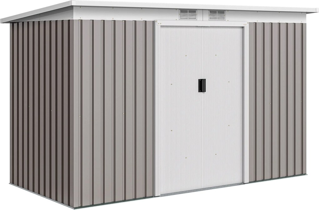 Outsunny Casuta pentru unelte de gradina, 277x130x173cm, verde | Aosom Romania