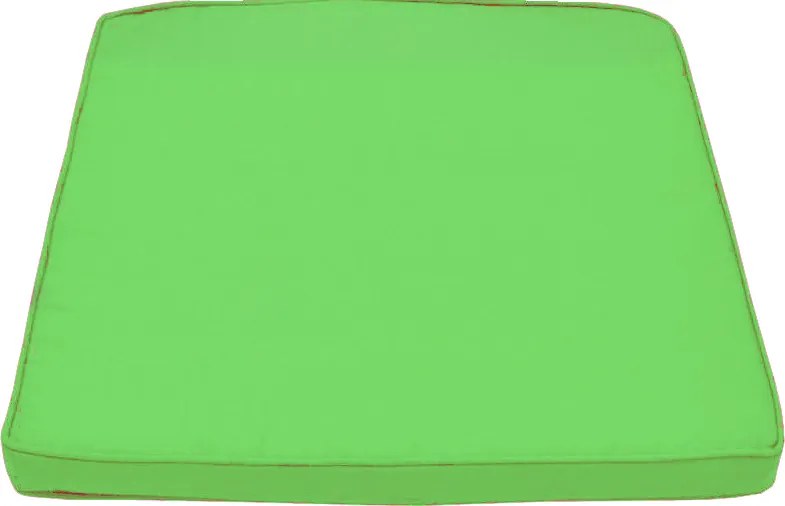Perna patrata pentru scaun, impermeabila, cu fermoar, 45x45 cm, culoare verde