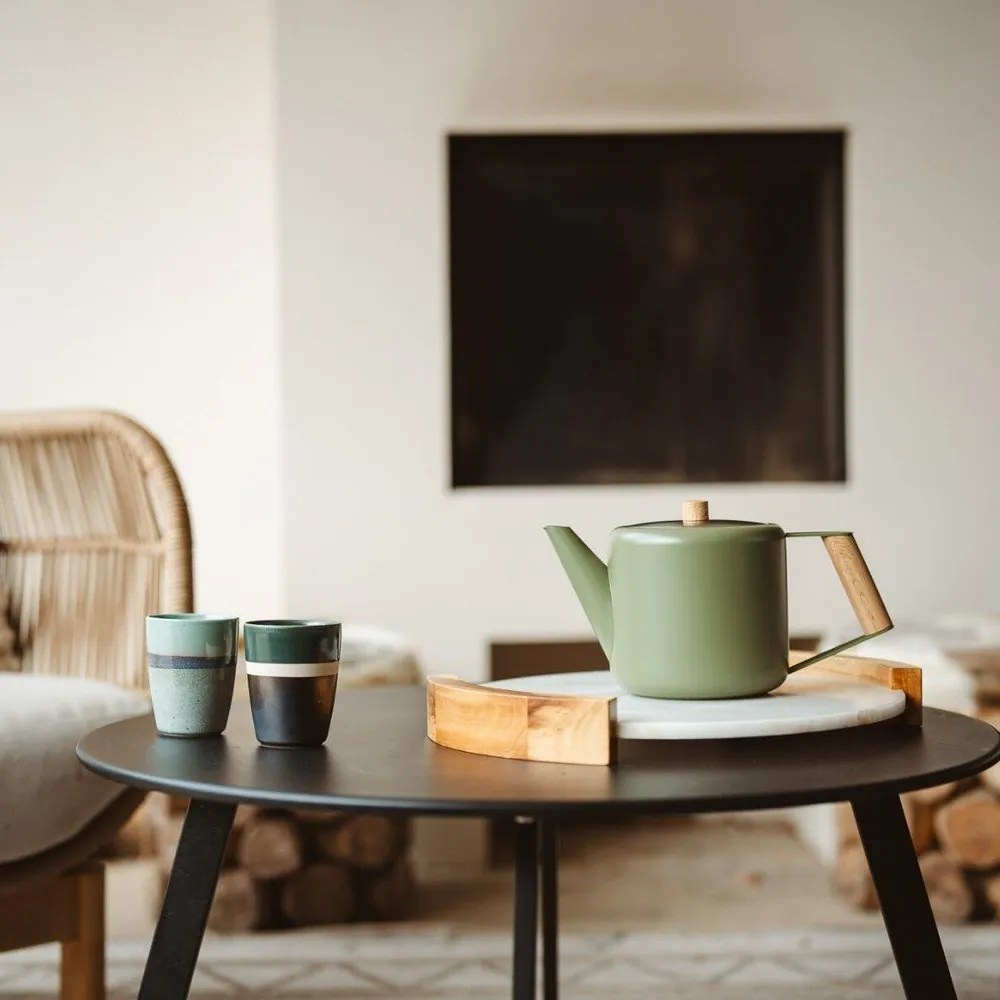 Ceainic verde din oțel inoxidabil 1,1 l Duet Boston – Bredemeijer