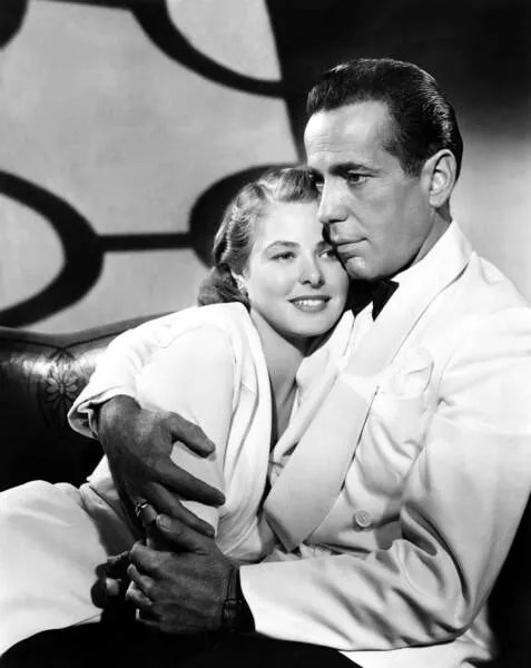 Fotografie Ingrid Bergman And Humphrey Bogart,