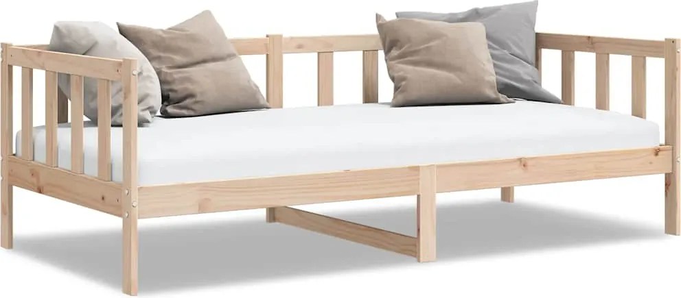 vidaXL Pat de zi, 90x200 cm, lemn masiv de pin