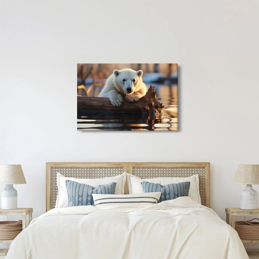 Tablou - Ursul polar (90x60 cm)
