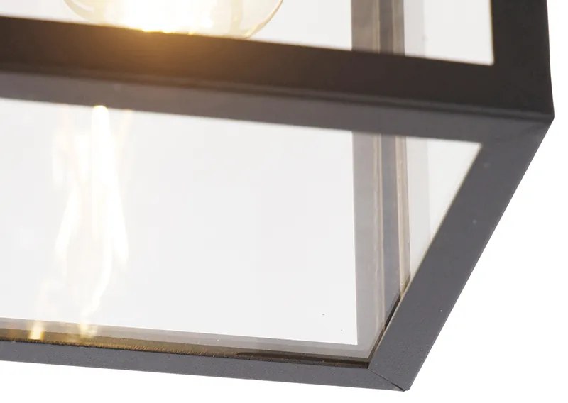 Plafoniera exterioară inteligentă industrială neagră incluzând ST64 Wifi - Rotterdam