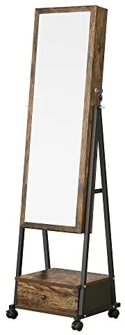 Dulap pentru bijuterii, Songmics, Antic, 41.5x37x152.5 cm