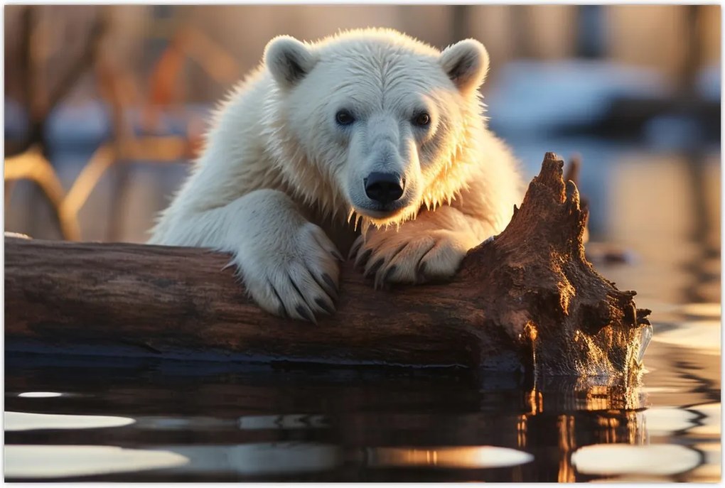 Tablou - Ursul polar (90x60 cm)