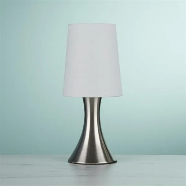 Searchlight EU3922SS - Lampă de masă TOUCH 1xE14/40W/230V