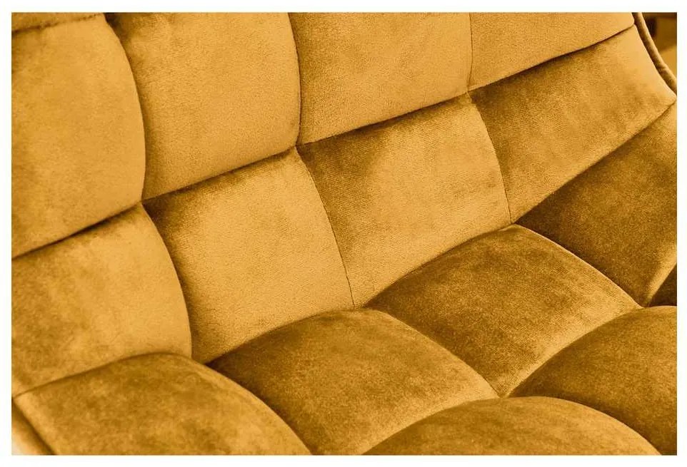 Scaun de bar Kinsley, galben