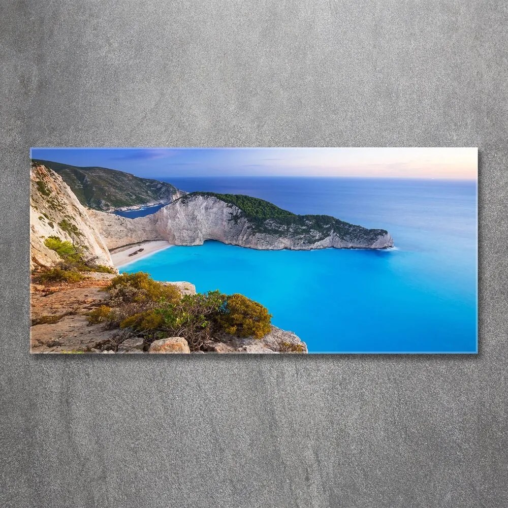 Pictura pe sticlă acrilică Zakynthos grecia