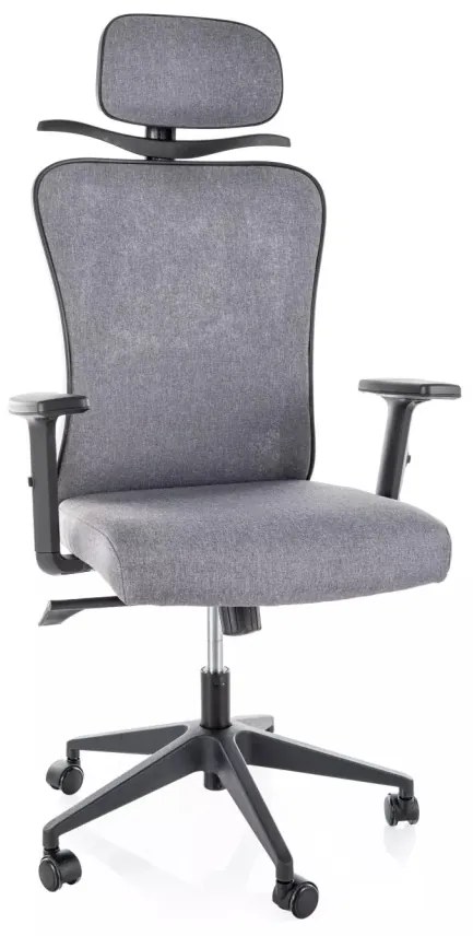 Scaun de birou Q080M material gri