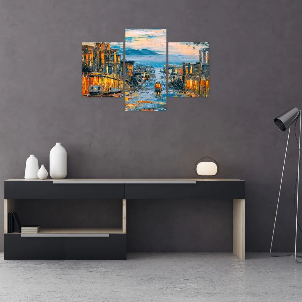 Tablou - Telecabină, San Francisco (90x60 cm)