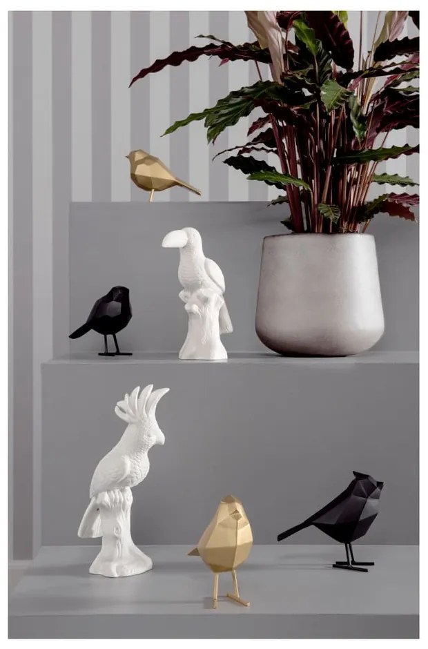 Statuetă PT LIVING Bird Small Statue , negru