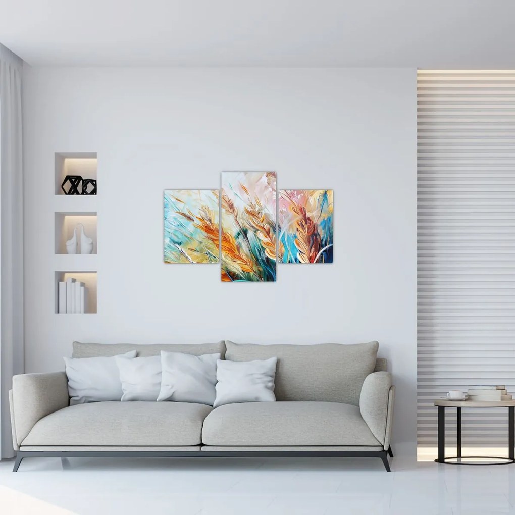 Tablou - Grâu, abstracție (90x60 cm)