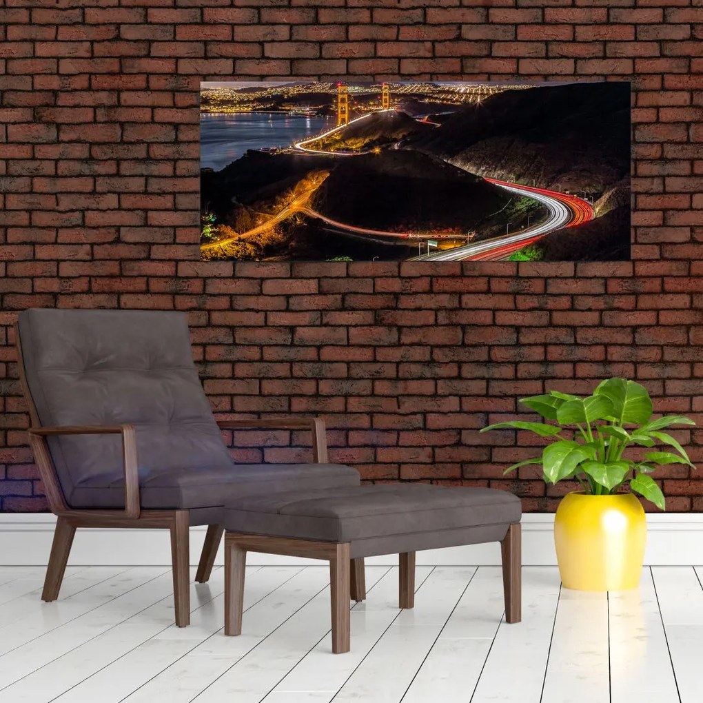 Tablou - Golden Gate Bridge (120x50 cm)