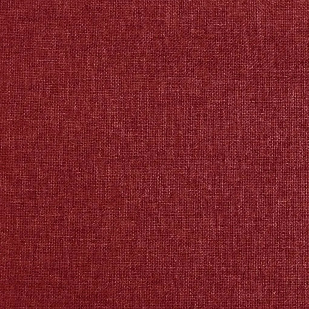 Scaune de bucatarie, 4 buc., rosu vin, material textil 4, Bordo