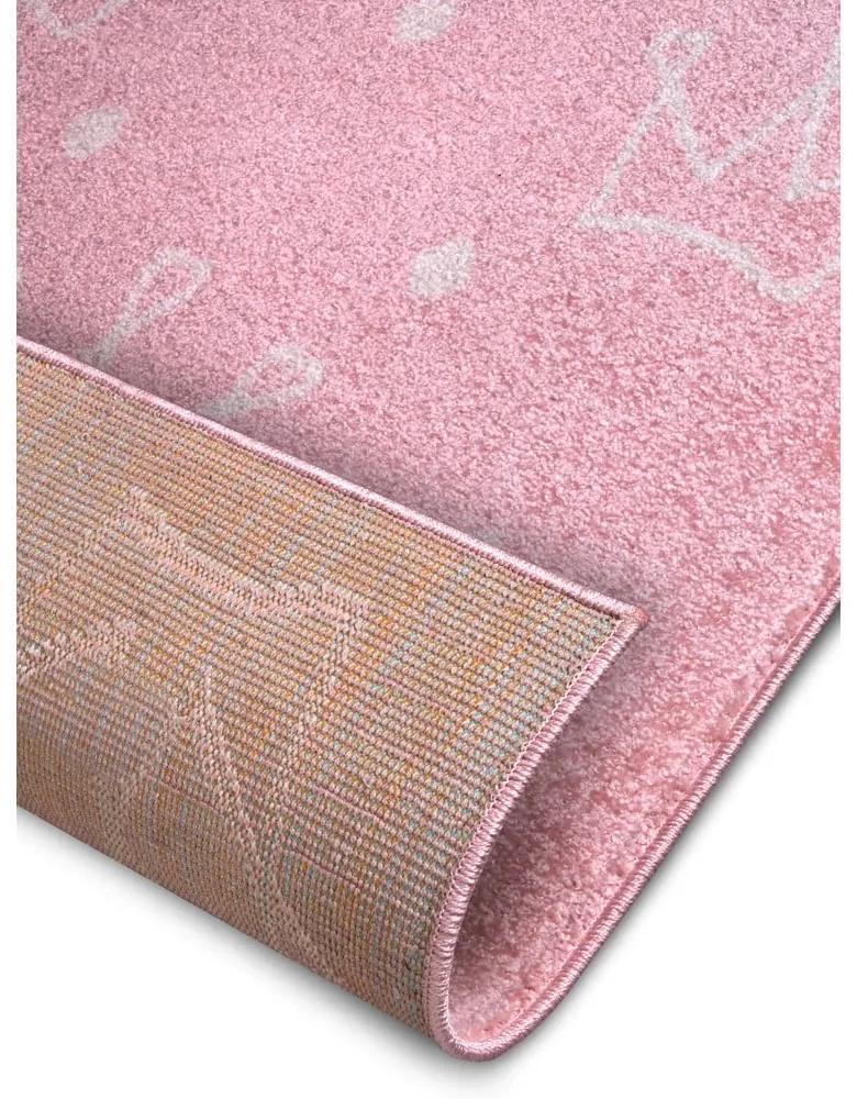 Covor pentru copii roz 120x170 cm Crowns – Hanse Home