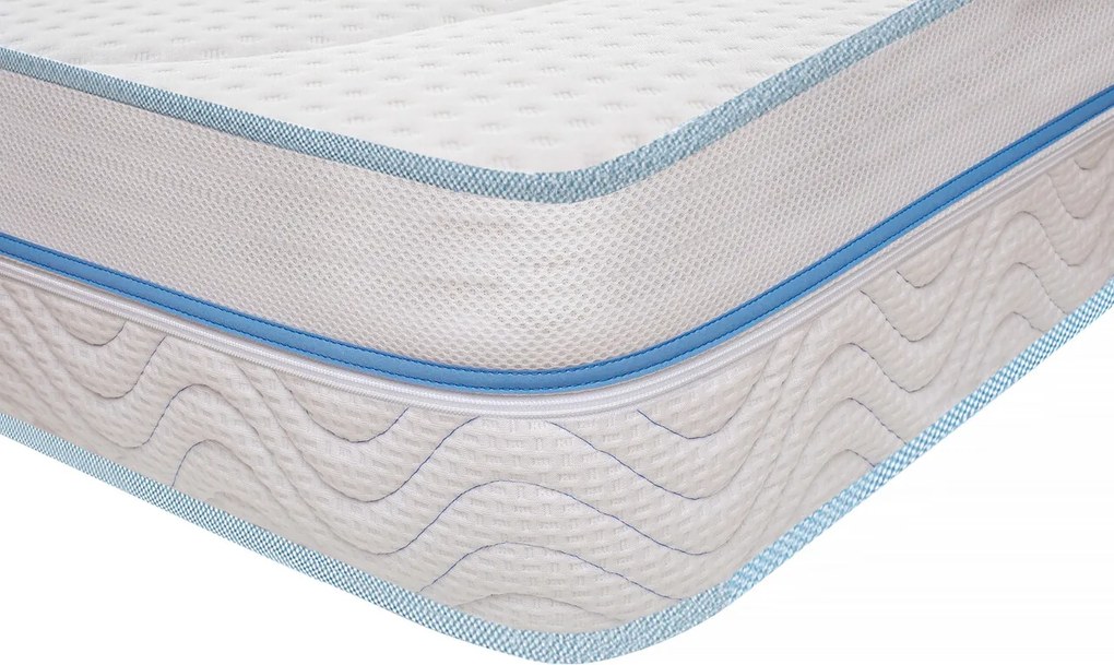 Saltea Green Future Arctic Gel Memory 14 + 5, 200x200 cm, H 21 cm, 7 zone de confort, Anatomica, Ortopedica