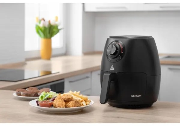 Friteuză cu aer cald Sencor 3,5 l 1300W/230V negru