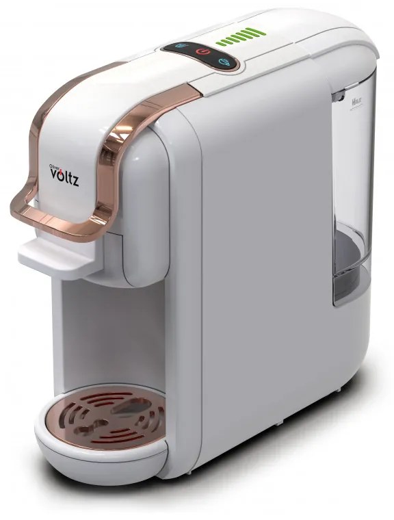 Espressor cafea macinata si capsule 8in1 Oliver Voltz OV51171M8R, 1450W, 19 bar, Alb/Auriu