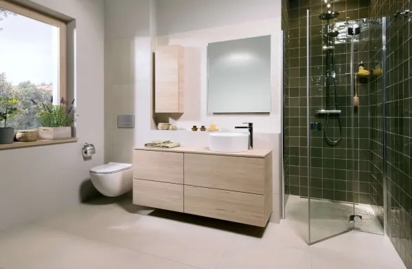 WC suspendat + capac WC MIO + plăcuță de comandă DUAL + modul încastrat + garnitură