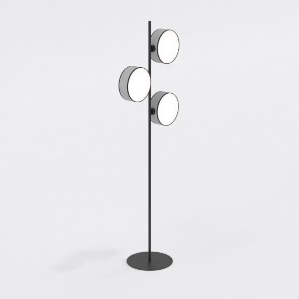 Lampă de podea DRUMZ 3xE14/10W/230V gri