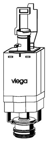 Mecanism spalare rezervor WC incastrat, Viega, 611223