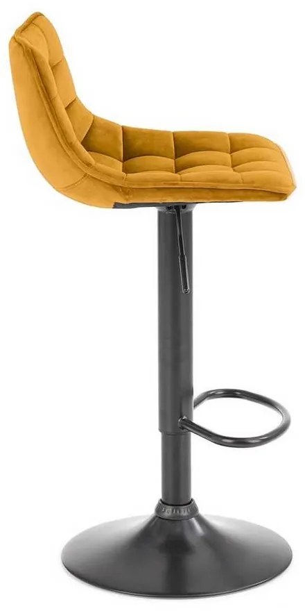 Scaun de bar Kinsley, galben