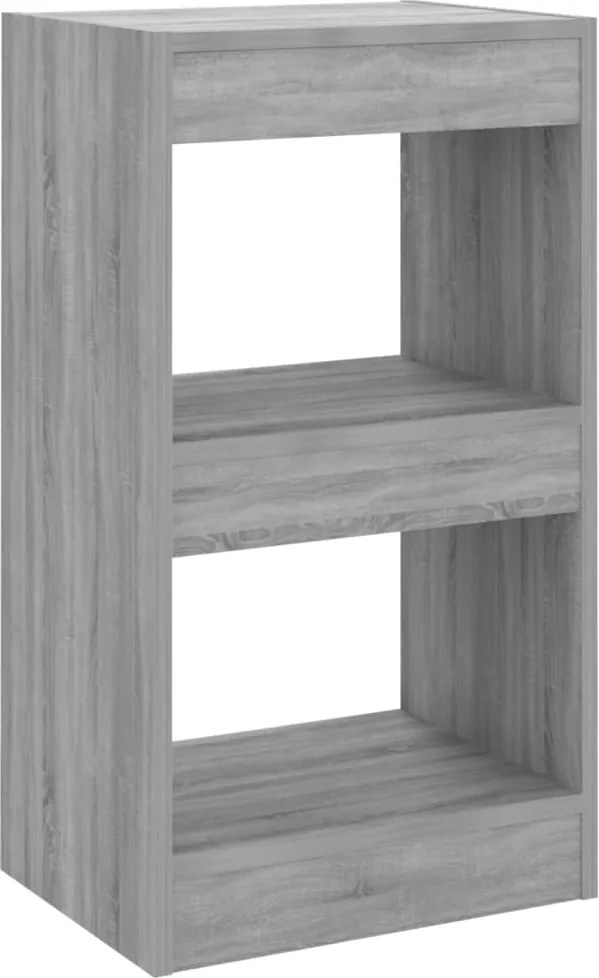 vidaXL Bibliotecă/Separator cameră, gri sonoma, 40x30x72 cm