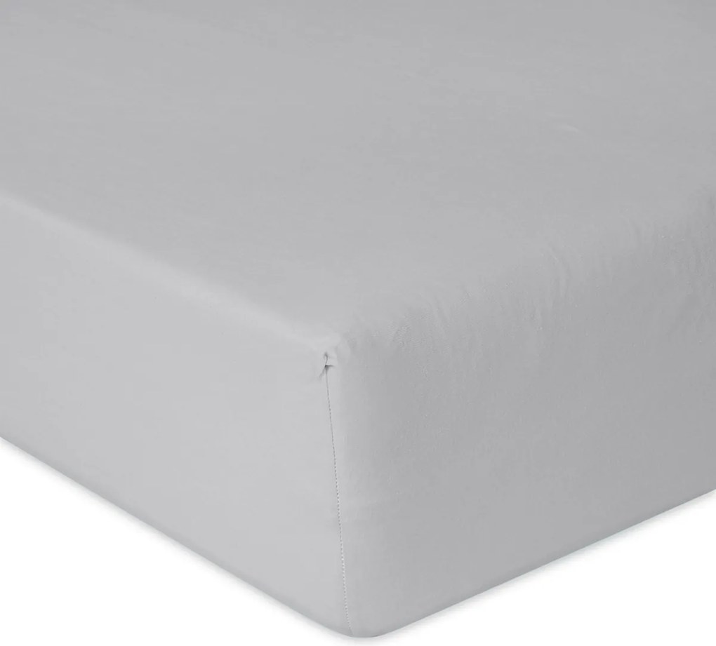 Matex Bamboo cearșaf impermeabil gri deschis, 80 x 160 cm