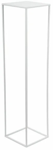 Suport pentru flori 100x24 cm, alb