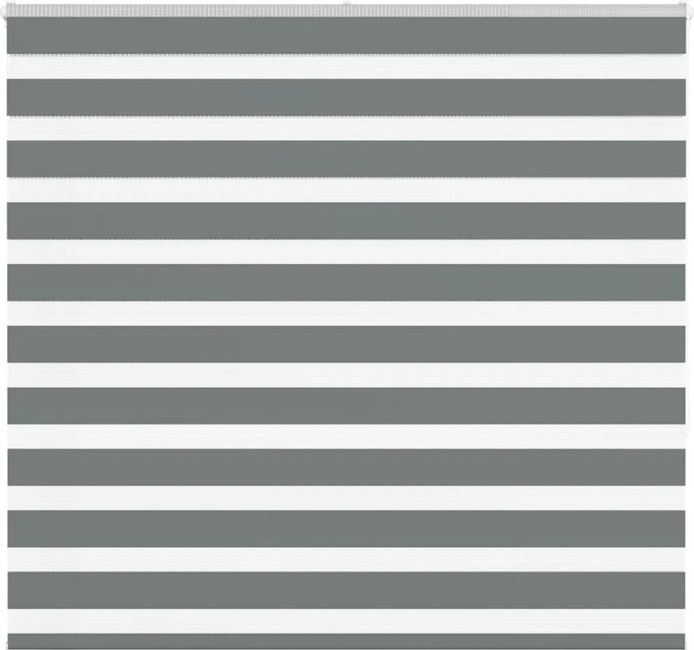 vidaXL Jaluzea tip zebra gri închis lățime țesătură 155,9 cm poliester