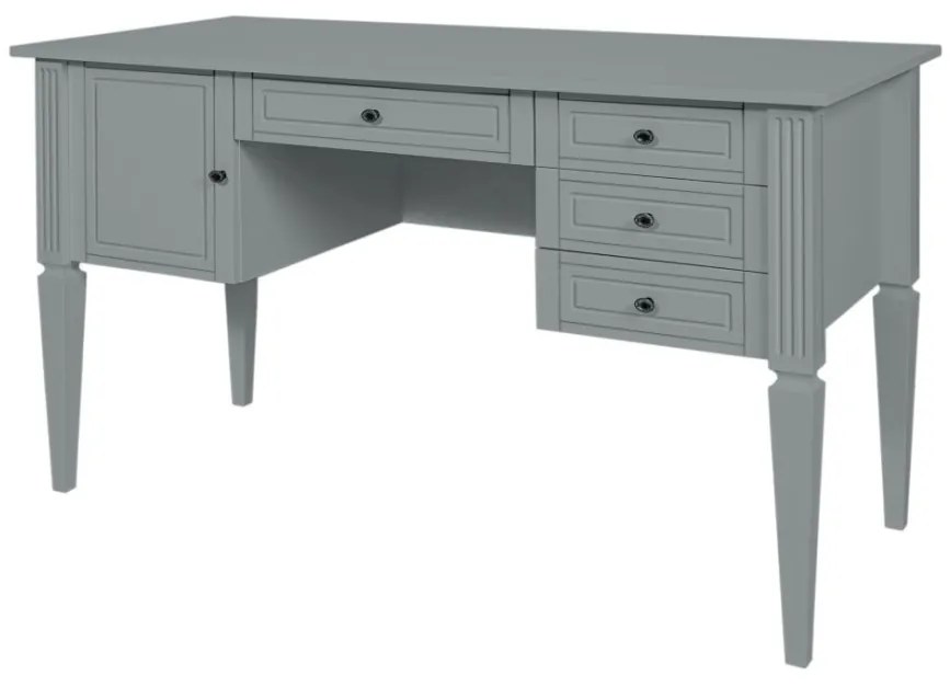 Birou elegant Ines gri L132 cm