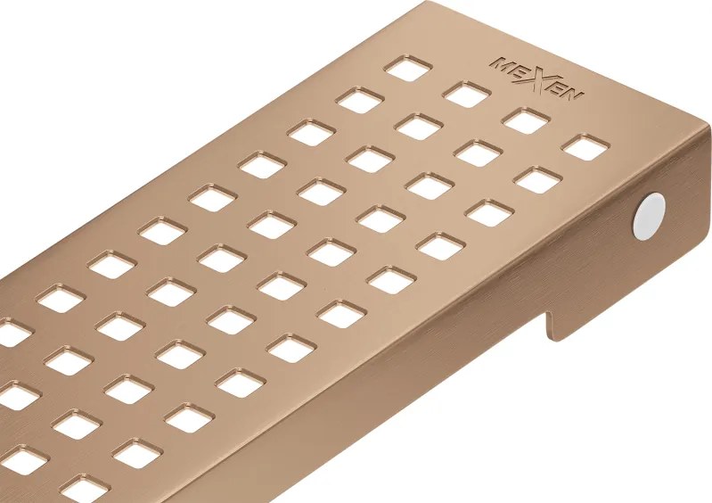 Mexen Flat M08 masca pentru scurgere liniară 70 cm, cupru periat - 1C25070