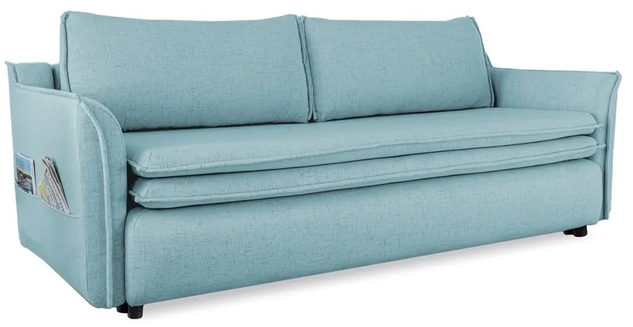 Canapea extensibilă Miuform Charming Charlie, albastru deschis