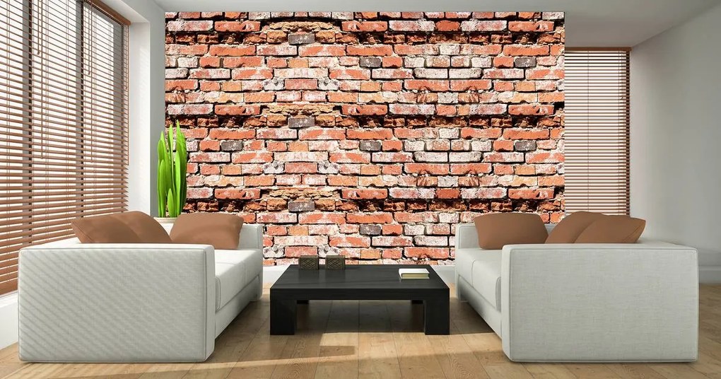 Fototapet - Red Brickwall (152,5x104 cm)