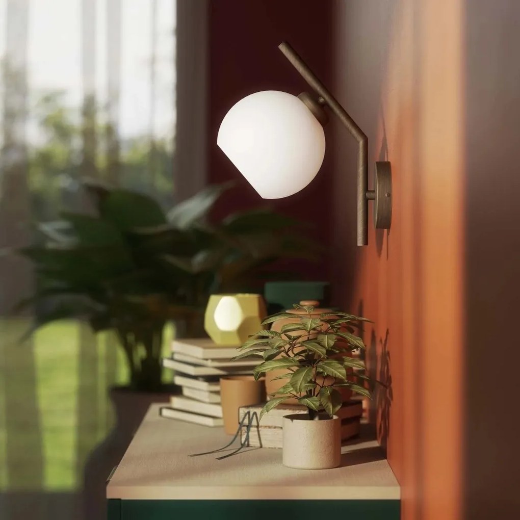 Aplica de perete din alama stil modern Art Deco Spheres